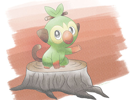 Grookey from Pokemon Sword and Shield